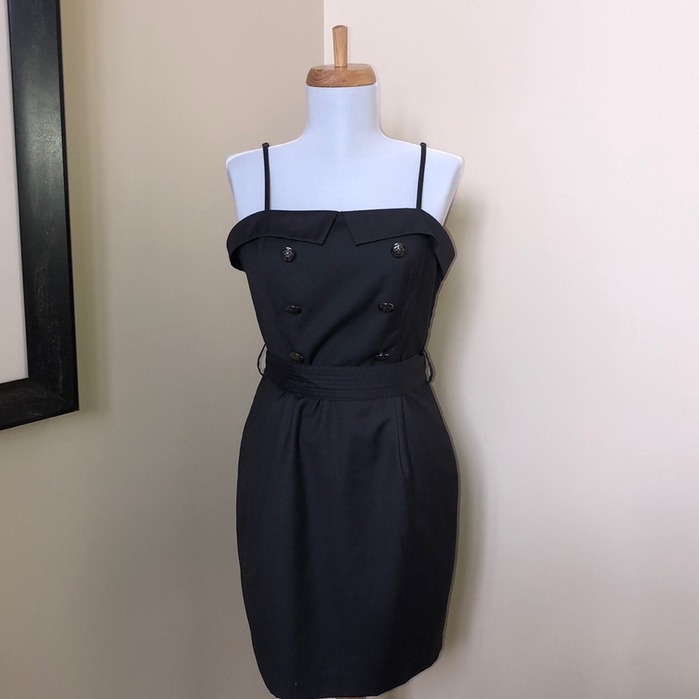 Forever 21 Lined Sailor Button Dress (M)